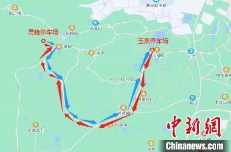 观光线路。 任晓供图