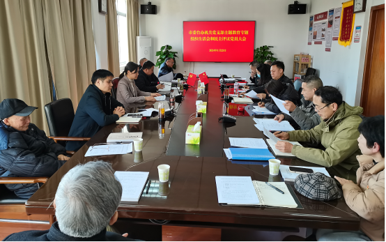 襄阳市委台办机关党支部召开主题教育专题组织生活会95