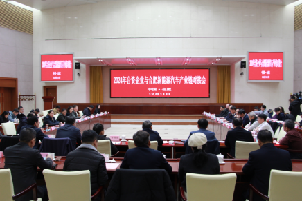 2024年台资企业与合肥新能源汽车产业链对接会召开125 2024年台资企业与合肥新能源汽车产业链对接会召开125