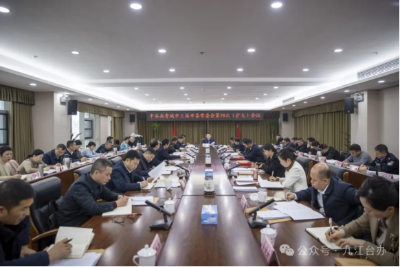 共青城市委常委会传达学习贯彻中央对台工作会议精神71