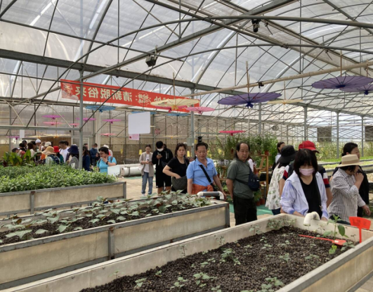 台湾农业技术交流协会一行参访鄂州华容农创园166