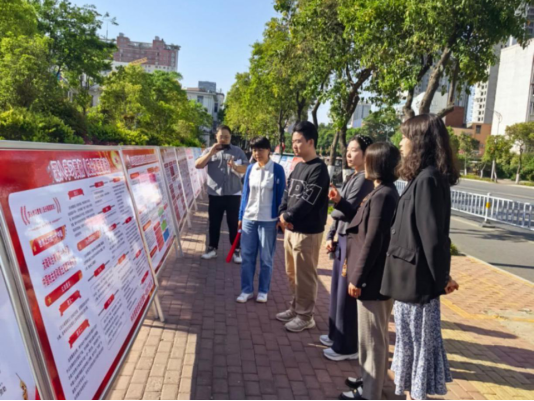 南阳市卧龙区台办开展涉台宣传教育进社区活动57