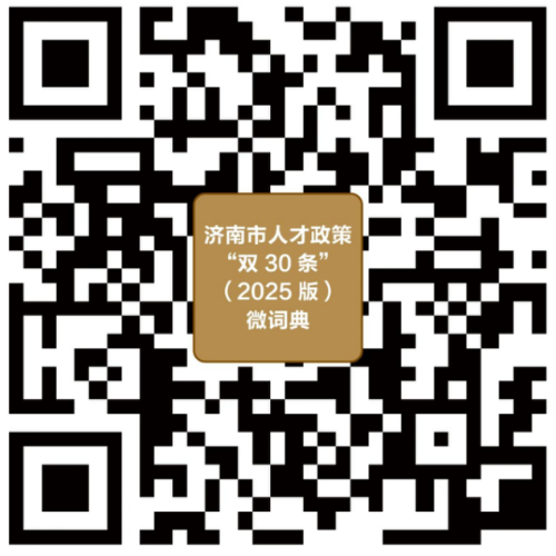 @广大人才，济南市人才政策“双30条”（2025版）微词典发布370