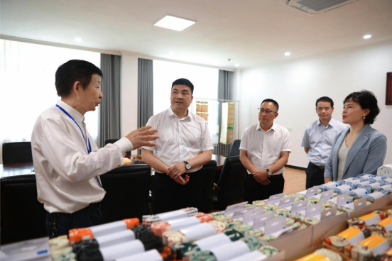 江西省台办主任蔡清平在吉安调研17