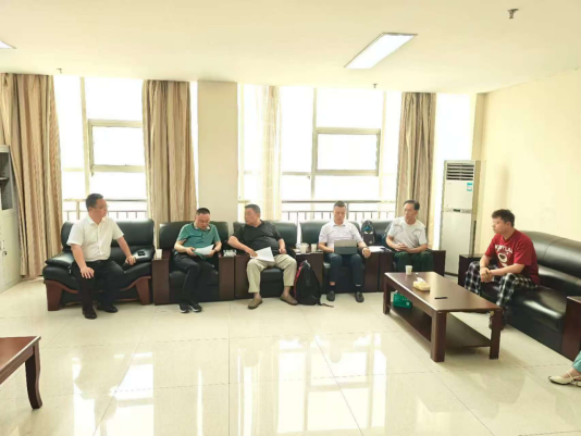 台商吴鲜家一行到驻马店市上蔡县_考察洽谈91