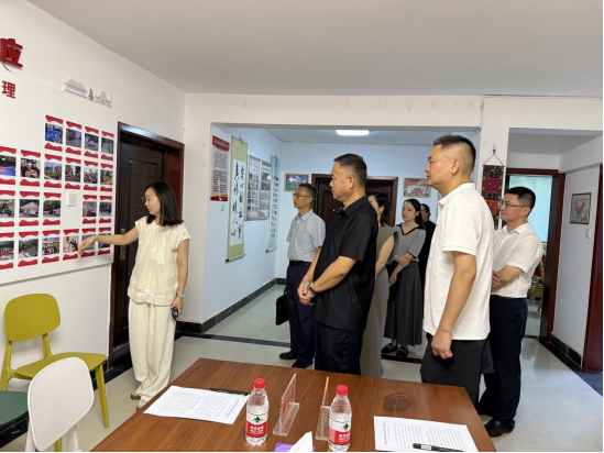 （改）长沙市委台办调研雨花区高桥街道怡园社区涉台教育基地建设情况wps336