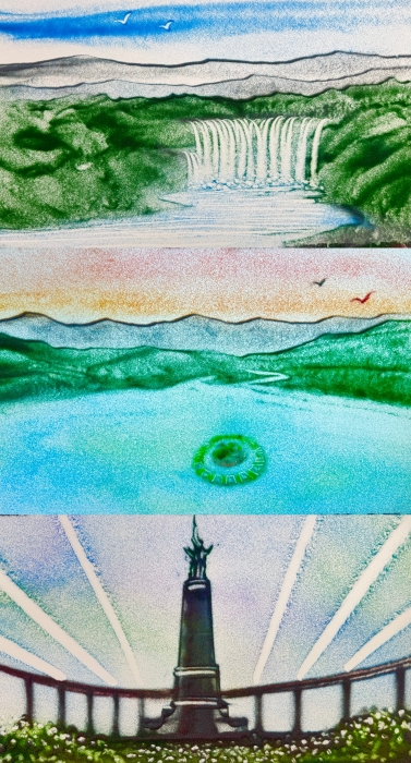 沙画展示