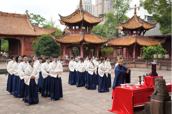 2.第七届港澳台大学生德阳研习营赴文庙学习体验儒家文化544