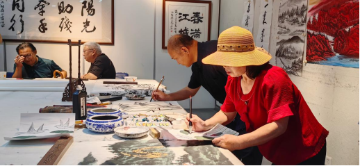 “翰墨传情 艺连两岸”——武汉·台中两地残598