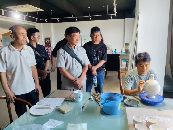 中华陶艺协会参访景德镇77