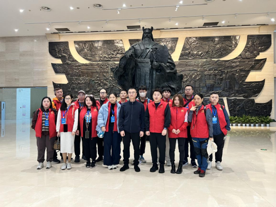 台湾青年探访商都文脉 共赏商都文化新地标123