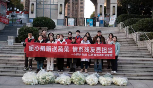 武汉市青山区红钢城街道阳光家园携手台企一心回乡开展公益行动104