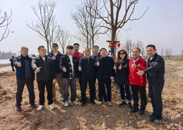 孝感市台商台胞同心植绿20