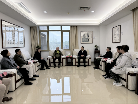 江西省台办主任蔡清平会见台湾今天旅行社董事长马永奎一行79