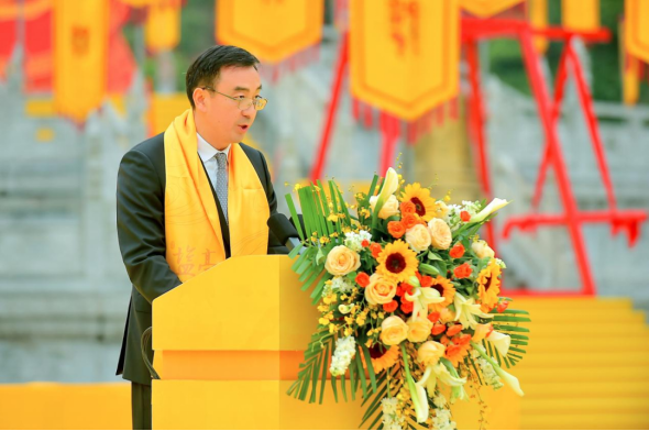 第十届海峡两岸嫘祖文化交流活动在四川盐亭举行597 第十届海峡两岸嫘祖文化交流活动在四川盐亭举行597