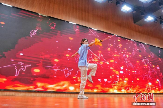 两岸武术爱好者齐聚武汉 以武会友展风采317 两岸武术爱好者齐聚武汉 以武会友展风采317
